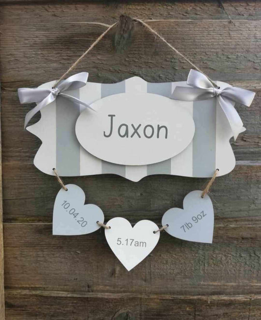 New Baby/Childs Room Hanging Plaques